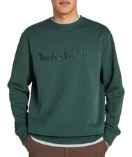 TIMBERLAND EMBROIDERY TONAL Sudadera con cuello redondo tejas verdes - Sudaderas - 3