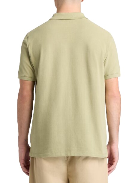 MILLERS RIVER Camisa polo de algod&oacute;n verde claro - camisa polo