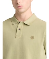 TIMBERLAND MILLERS RIVER Camisa polo de algod&oacute;n verde claro - camisa polo - 4