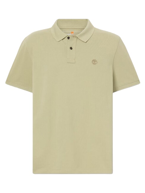 MILLERS RIVER Camisa polo de algod&oacute;n verde claro - camisa polo