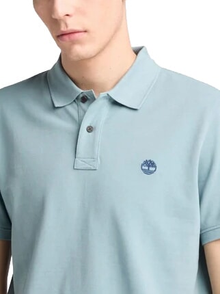 MILLERS RIVER Camisa polo de algod&oacute;n amanecer gris - camisa polo