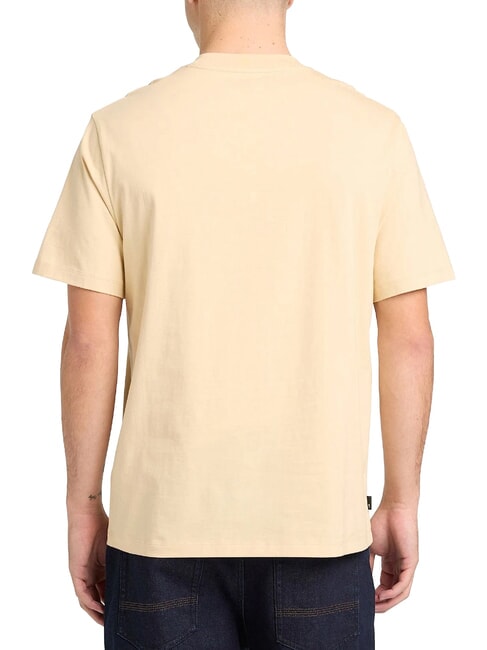 EMBROIDERY TONAL Camiseta de algod&oacute;n masilla - camiseta