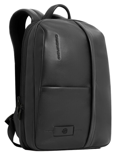 RUSSEL Mochila para port&aacute;til de 14", de piel. negro - Mochilas para port&aacute;til