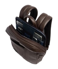 PIQUADRO RUSSEL Mochila para port&aacute;til de 14", de piel. MORO - Mochilas para port&aacute;til - 5