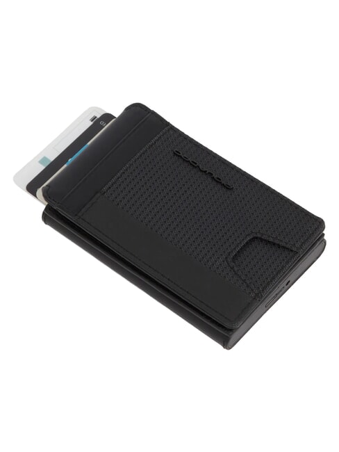 W145 Tarjeta autom&aacute;tica negro - Carteras Hombre