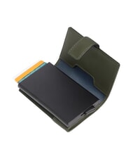 PIQUADRO W145 Tarjetero con sistema deslizante VERDE - Carteras Hombre - 2