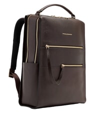 PIQUADRO PATRICIA Mochila para port&aacute;til de 15,6" en piel. - Bolsos Mujer