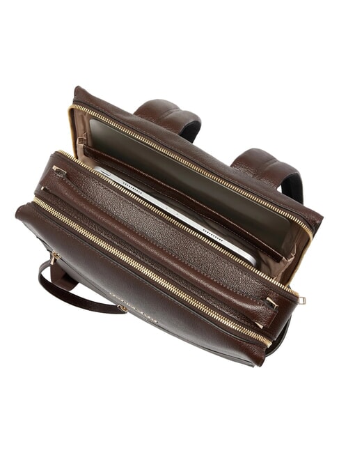 PATRICIA Mochila para port&aacute;til de 15,6" en piel. BROWN - Bolsos Mujer