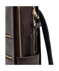 PIQUADRO PATRICIA Mochila para port&aacute;til de 15,6" en piel. BROWN - Bolsos Mujer - 6
