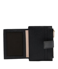 PIQUADRO PATRICIA Tarjetero de cuero negro - Carteras Mujer - 2