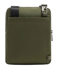 PIQUADRO WOLLEM Bolso iPad mini de tela y piel VERDE - Bandoleras Hombre - 3