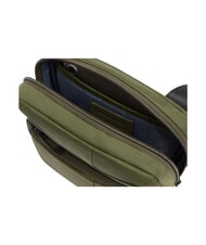 PIQUADRO WOLLEM Bolso iPad mini de tela y piel VERDE - Bandoleras Hombre - 4