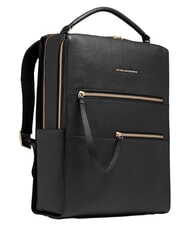 PIQUADRO PATRICIA Mochila para port&aacute;til de 15,6" en piel. negro - Bolsos Mujer - 2