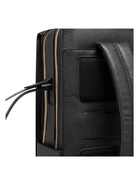 PATRICIA Mochila para port&aacute;til de 15,6" en piel. negro - Bolsos Mujer