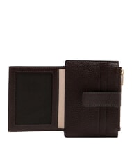 PIQUADRO PATRICIA Tarjetero de cuero BROWN - Carteras Mujer - 2