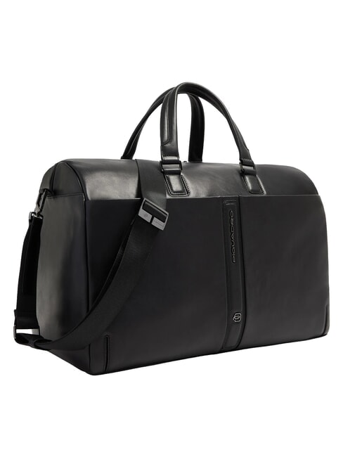 W143 Bolsa de lona de cuero negro - Bolsas de viaje
