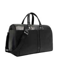 PIQUADRO W143 Bolsa de lona de cuero negro - Bolsas de viaje - 2