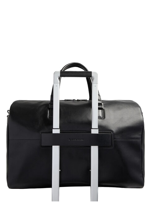 W143 Bolsa de lona de cuero negro - Bolsas de viaje