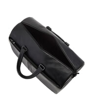 PIQUADRO W143 Bolsa de lona de cuero negro - Bolsas de viaje - 4