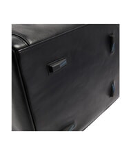 PIQUADRO W143 Bolsa de lona de cuero negro - Bolsas de viaje - 5