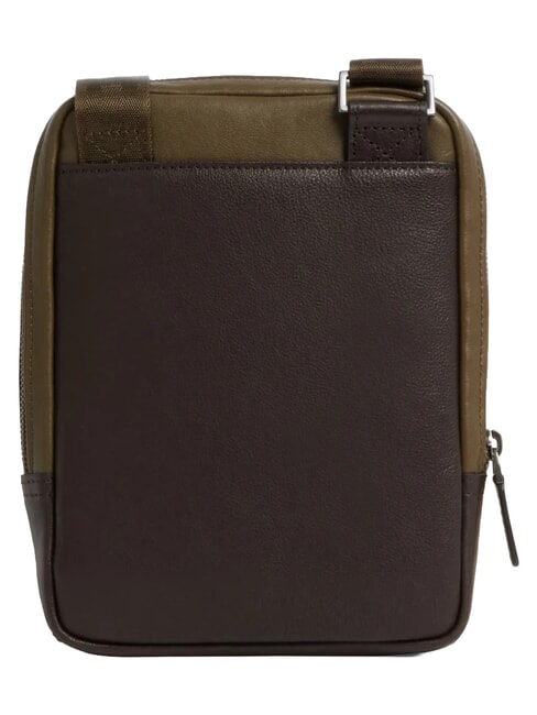 BLACK SQUARE  bolsa de transporte para iPad mini verde / marr&oacute;n oscuro - Bandoleras Hombre