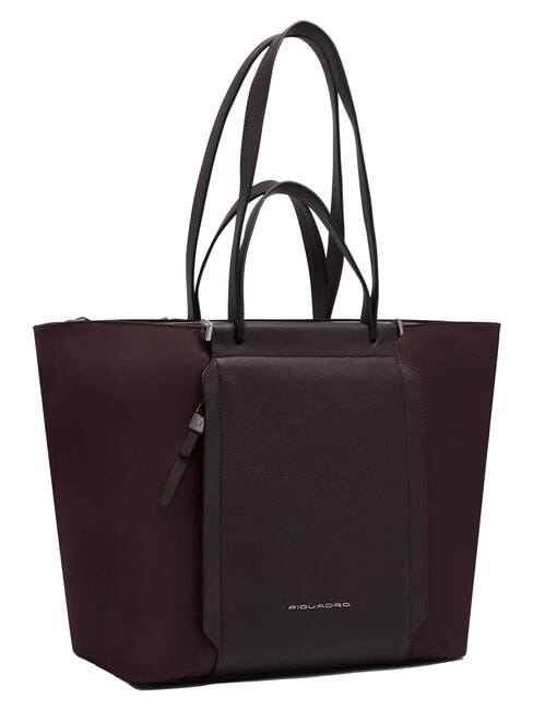 LYRA Bolsa de compras para port&aacute;til de 14 pulgadas borgo&ntilde;a 2 - Bolsos Mujer
