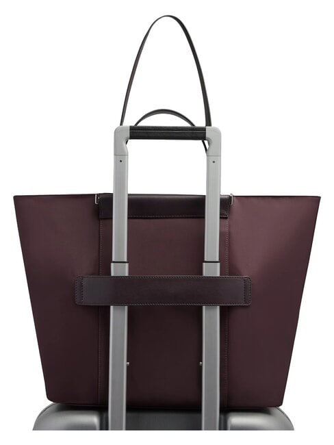 LYRA Bolsa de compras para port&aacute;til de 14 pulgadas borgo&ntilde;a 2 - Bolsos Mujer