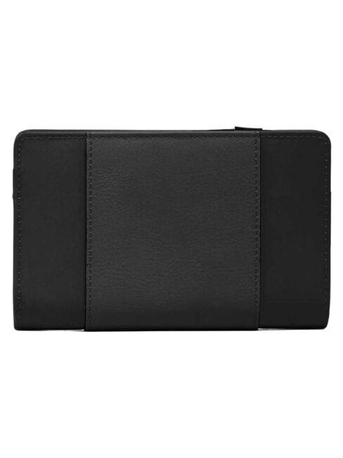 LYRA Cartera de cuero negro - Carteras Mujer