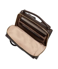 PIQUADRO W140 Mochila de cuero para mujer para port&aacute;til de 14" BROWN - Mochilas para port&aacute;til - 4