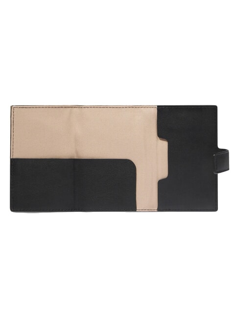 CIRCLE Tarjetero de cuero negro - Carteras Hombre