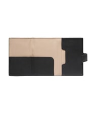 PIQUADRO CIRCLE Tarjetero de cuero negro - Carteras Hombre - 3