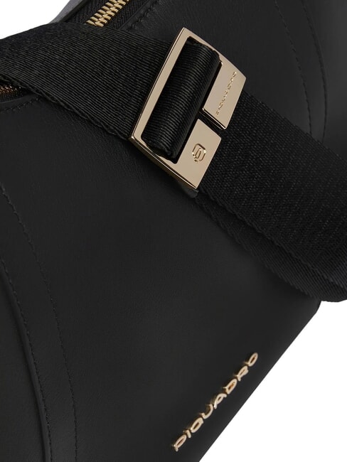 CIRCLE Bolso de hombro de piel negro - Bolsos Mujer