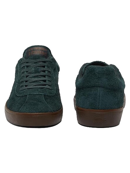 BASESHOT Zapatillas de cuero verde oscuro/goma oscura - Zapatos Hombre