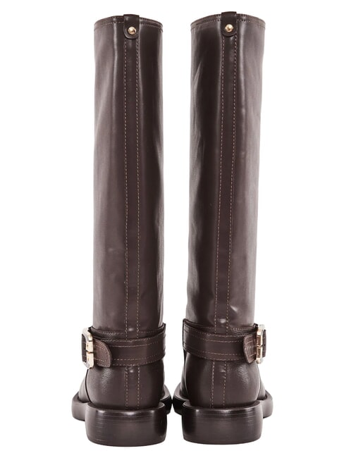 LOLA Botas de cuero caf&eacute; - Zapatos Mujer