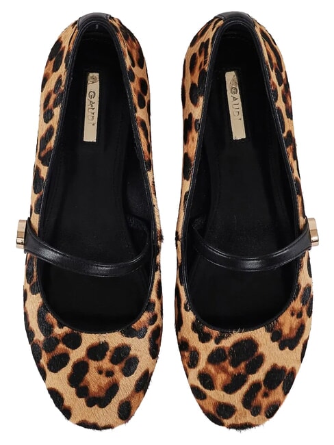 GYPSY PONY HAIR MACULA bailarinas de cuero bronceado - Zapatos Mujer