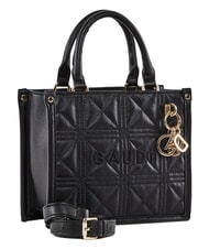 GAUD&Igrave; LETIZIA Mini bolsa de compras con dije NEGRO - Bolsos Mujer - 2