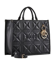 GAUD&Igrave; LETIZIA Bolsa de compras con dije NEGRO - Bolsos Mujer - 2