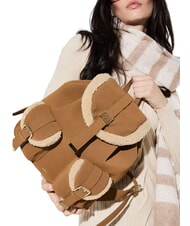 GAUD&Igrave; LYNN Mochila con bolsillos y logo met&aacute;lico - Bolsos Mujer