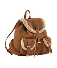 GAUD&Igrave; LYNN Mochila con bolsillos y logo met&aacute;lico bronceado - Bolsos Mujer - 3