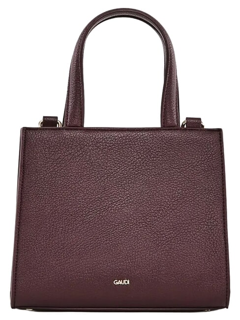 EMILY FLOCK Minibolso de compras con logo y correa para el hombro. borgo&ntilde;a - Bolsos Mujer