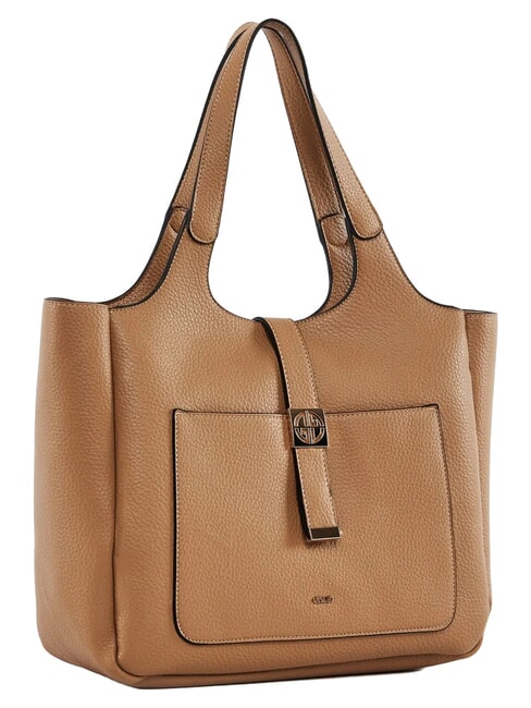 LYNN PLAIN Bolsa de compras con bolsillo delantero arena - Bolsos Mujer