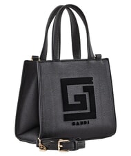 GAUD&Igrave; EMILY FLOCK Minibolso de compras con logo y correa para el hombro. NEGRO - Bolsos Mujer - 2