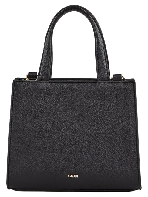 EMILY FLOCK Minibolso de compras con logo y correa para el hombro. NEGRO - Bolsos Mujer