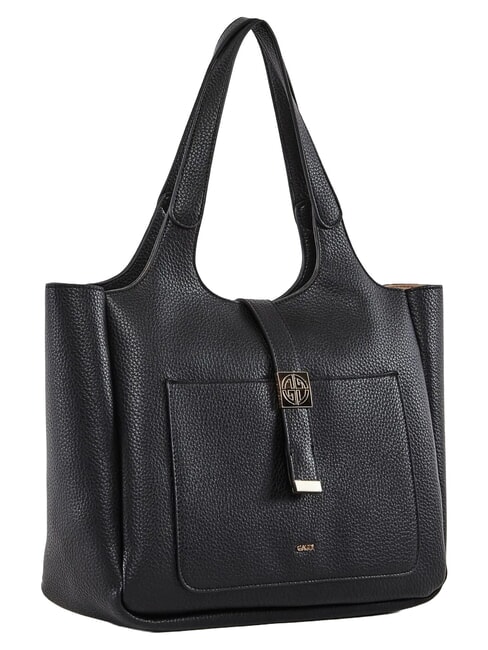 LYNN PLAIN Bolsa de compras con bolsillo delantero NEGRO - Bolsos Mujer