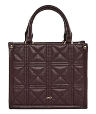 GAUD&Igrave; LETIZIA Mini bolsa de compras con dije borgo&ntilde;a - Bolsos Mujer - 3