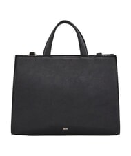 GAUD&Igrave; EMILY FLOCK Bolsa de compras con ellos y correa para el hombro NEGRO - Bolsos Mujer - 3