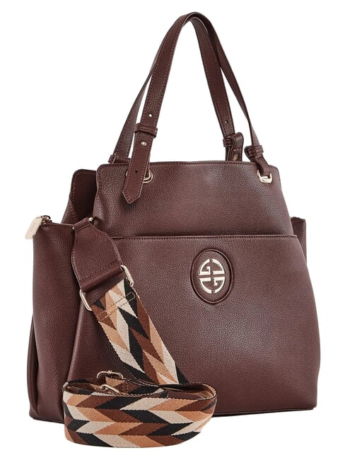 GINNIE Bolso de mano con correa para el hombro. chocolate - Bolsos Mujer