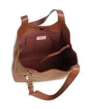 COCCINELLE C-EASY CORDURO Bolso de hombro de piel para compras co&ntilde;ac - Bolsos Mujer - 5