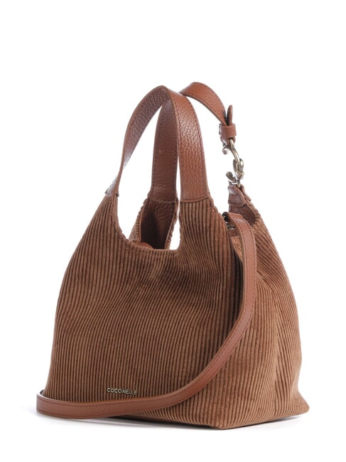 C-EASY CORDURO Bolso de hombro con correa para el hombro. co&ntilde;ac - Bolsos Mujer