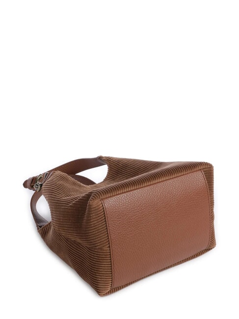 C-EASY CORDURO Bolso de hombro con correa para el hombro. co&ntilde;ac - Bolsos Mujer